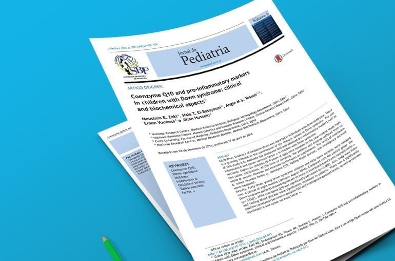 Artigo da Semana - Coenzima Q10 e Síndrome de Down